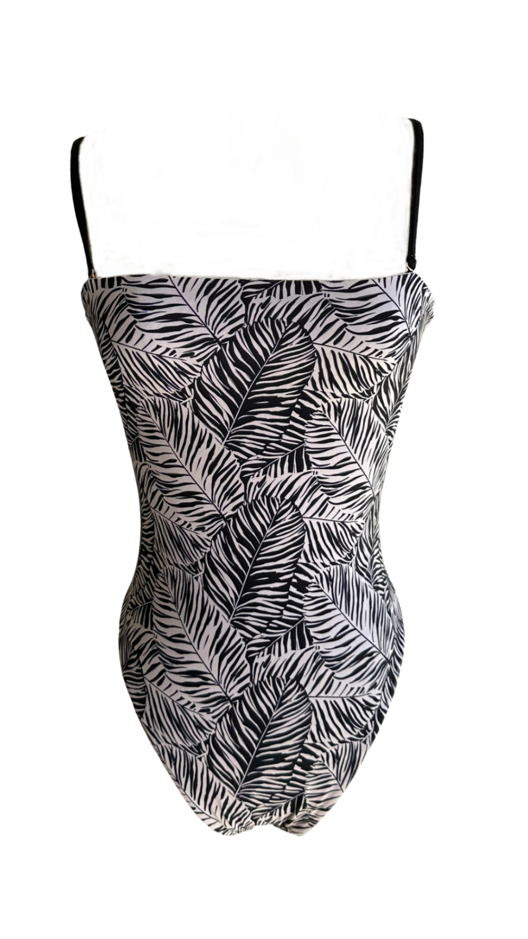 Selah Strapless One Piece - Zebra Palms