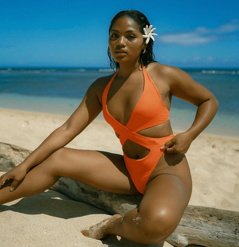 The Willow One Piece - Tangerine