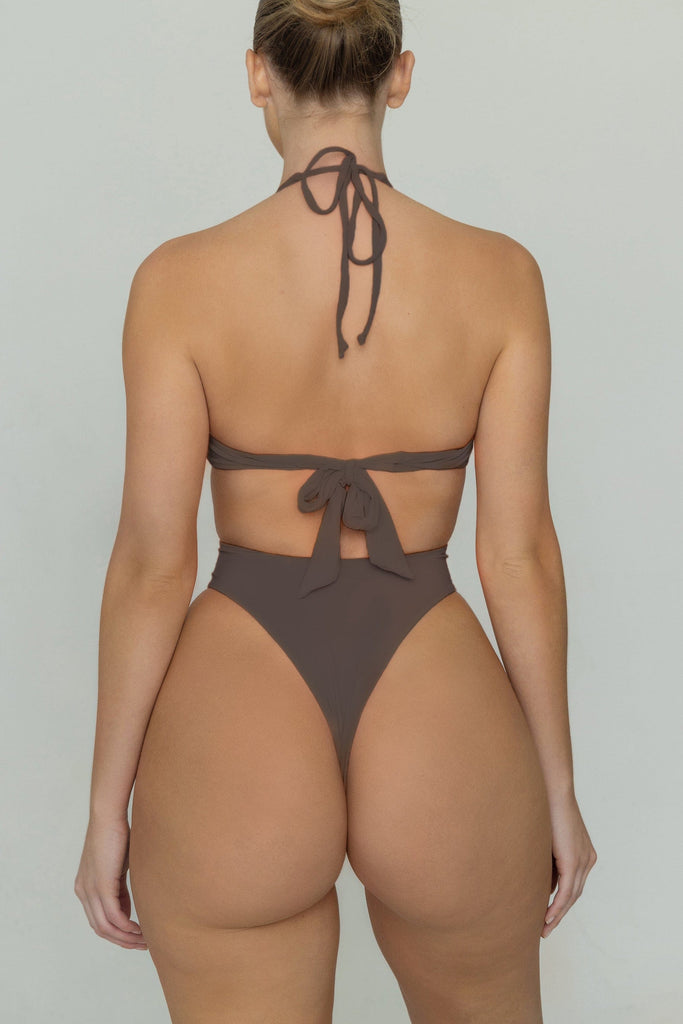 The Willow One Piece - Charcoal Brown